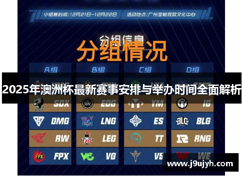 2025年澳洲杯最新赛事安排与举办时间全面解析 2025年澳洲杯最新赛事安排与举办时间全面解析